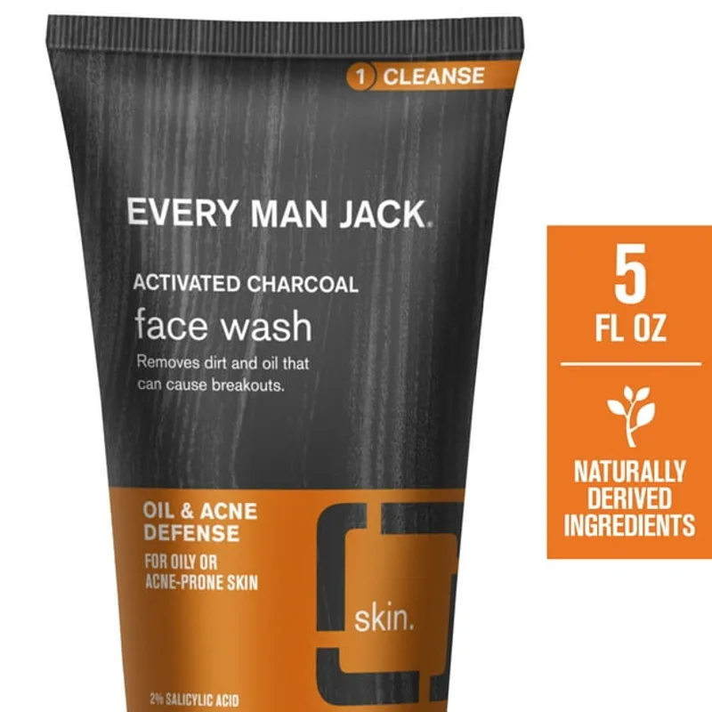 Every Man Jack Activated Charcoal Face Wash (5 fl oz) Every Man Jack Activated Charcoal Face Wash (5 fl oz)