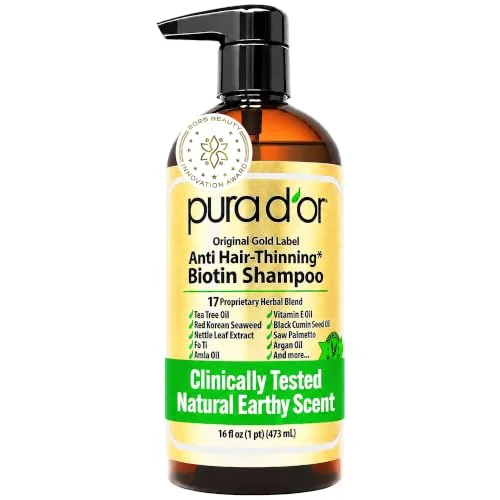 PURA D'OR Original Gold Label Anti-Thinning Biotin Shampoo PURA D'OR Original Gold Label Anti-Thinning Biotin Shampoo