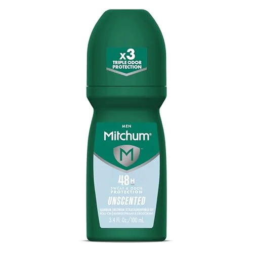 Mitchum Men's Triple Protection Roll-On (Unscented)