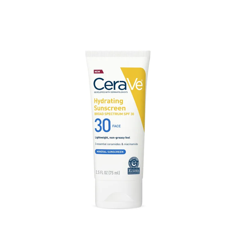 CeraVe Hydrating Mineral Sunscreen SPF 30 with Hyaluronic Acid