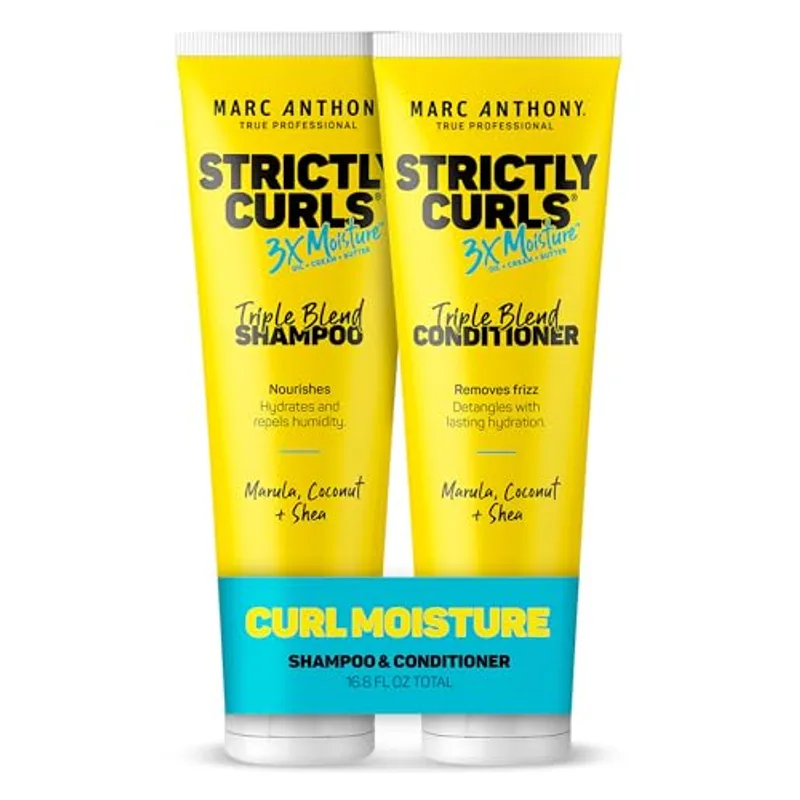 Marc Anthony StrictlyCurls 3X Moisture Shampoo & Conditioner Set