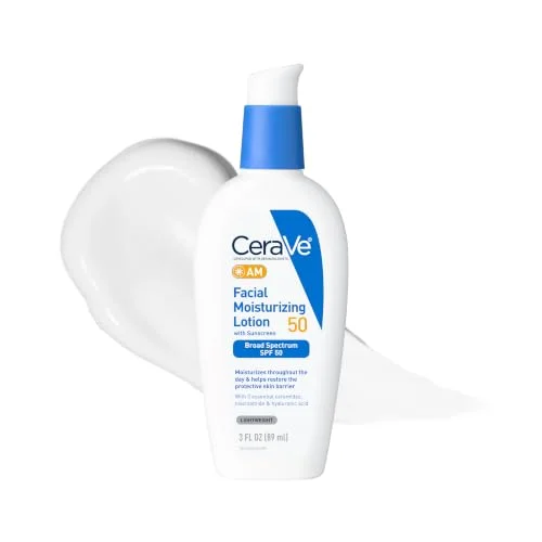 CeraVe AM Daily Facial Moisturizer with SPF 50 (3 oz)