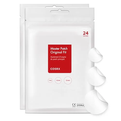 COSRX Acne Pimple Patches, 3 Size (48 Count)
