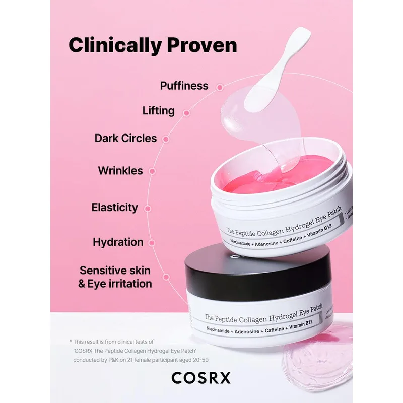 COSRX Pink Peptides Collagen Hydrogel Eye Patch COSRX Pink Peptides Collagen Hydrogel Eye Patch