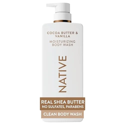 Native Moisturizing Body Wash (Cocoa Butter & Vanilla, 22oz)
