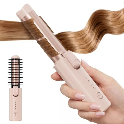 CARESKY Cordless Curling Iron Brush CARESKY Cordless Curling Iron Brush